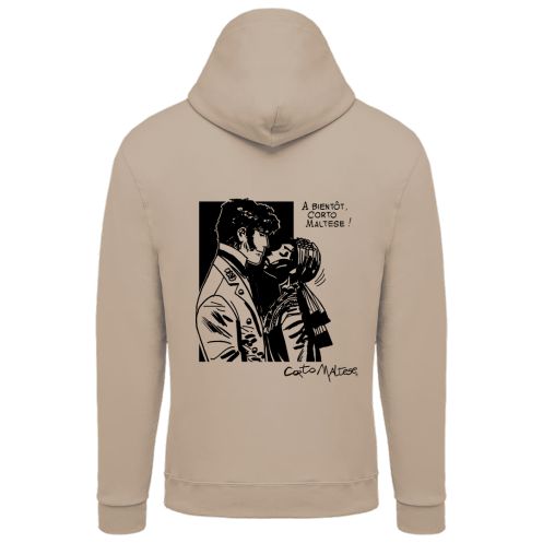 Sweat-shirt Corto Maltese - Morgana - écru - à capuche