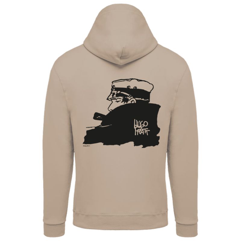 Sweat-shirt Corto Maltese - Nocturne - écru - à capuche