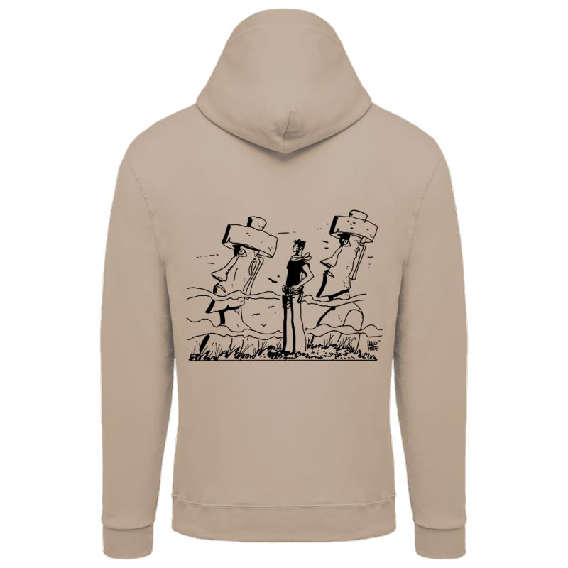 Sweat-shirt Corto Maltese - Pâques - écru - à capuche
