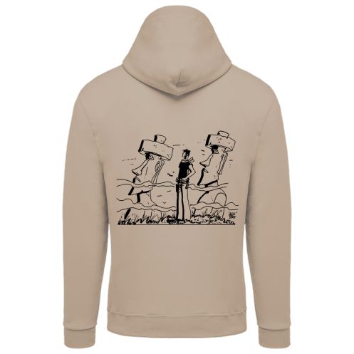 Sweat-shirt Corto Maltese - Pâques - écru - à capuche