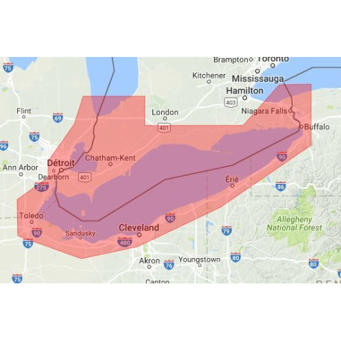 C-map M-NA-D933-MS Lake Erie and lake St Clair