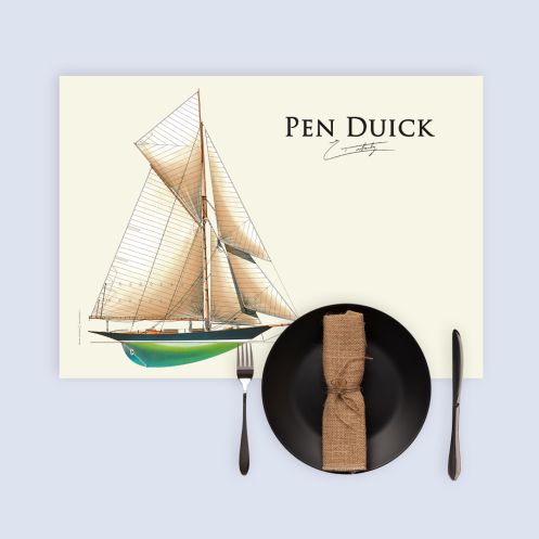 Set de table bateau ancien Pen Duick