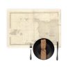 Set de table carte marine ancienne - 881 - CARTERET (Havre), BARFLEUR - FRANCE (Côte Nord) - ATLANTIQUE, MANCHE - (1838 - 1984)