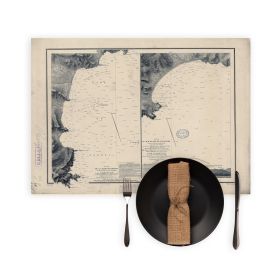 Set de table carte marine ancienne - 969 - PROVENCE, BORMES (Rade) - FRANCE (Côte Sud) - MEDITERRANEE - (1842 - 1904)