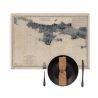 Set de table carte marine ancienne - 979 - GIENS (Presqu'île), AIGLE (Bec) - FRANCE (Côte Sud) - MEDITERRANEE - (1843 - 1911)