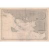 Set de table carte marine ancienne - 131 - LORIENT, SAINT, NAZAIRE - FRANCE (Côte Ouest) - ATLANTIQUE - (1829 - ?)