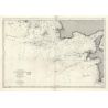 Set de table carte marine ancienne - 3521 - BREST (Abords) - FRANCE (Côte Ouest) - ATLANTIQUE, IROISE (Mer) - (1877 - 1907)