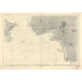 Set de table carte marine ancienne - 3694 - LA ROCHELLE (Baie) - FRANCE (Côte Ouest) - ATLANTIQUE - (1879 - ?)