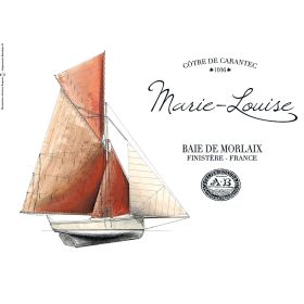 Set de table bateau ancien Marie-Louise