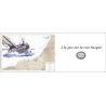 Mug painted nautical chart - A la gite sur la côte Basque