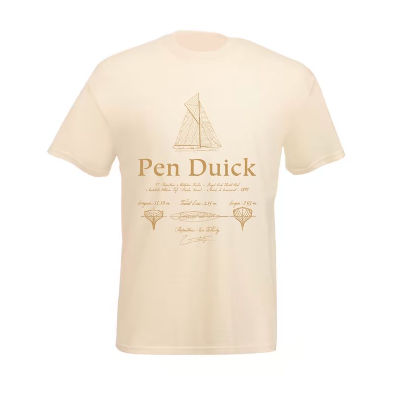 Tee shirt Pen Duick - Croquis - écru - manches courtes