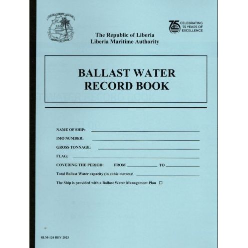 Liberia Maritime Authority - Liberian Ballast Water Record Book Liberia Maritime Authority - Liberian Ballast Water Record Book