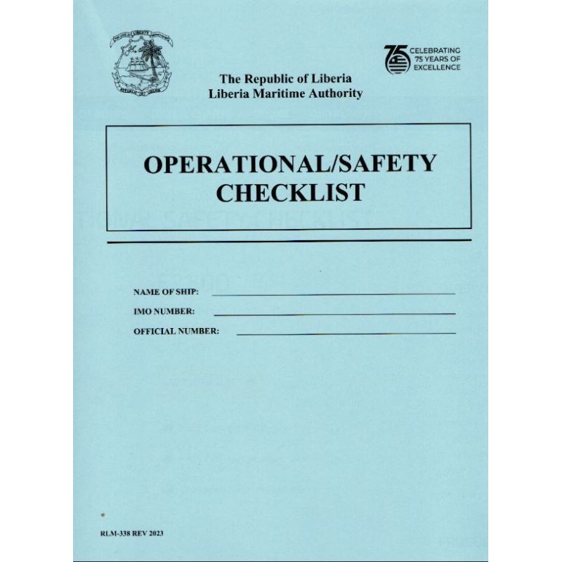 Liberia Maritime Authority - Liberian Operational Safety Checklist