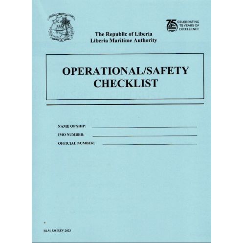 Liberia Maritime Authority - Liberian Operational Safety Checklist