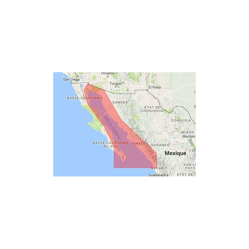 C-map M-NA-D950-MS Gulf of California, Mexico