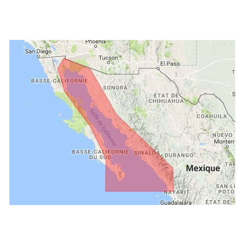 C-map M-NA-D950-MS Gulf of California, Mexico