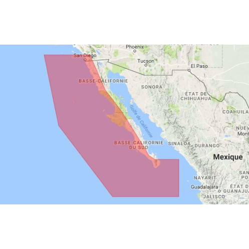 C-map M-NA-D951-MS Cabo San Lucas, MX to San Diego, CA