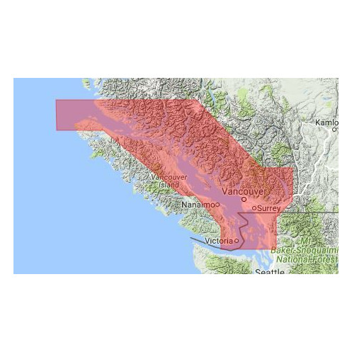 C-map M-NA-D957-MS San Juan islands to Nigei island