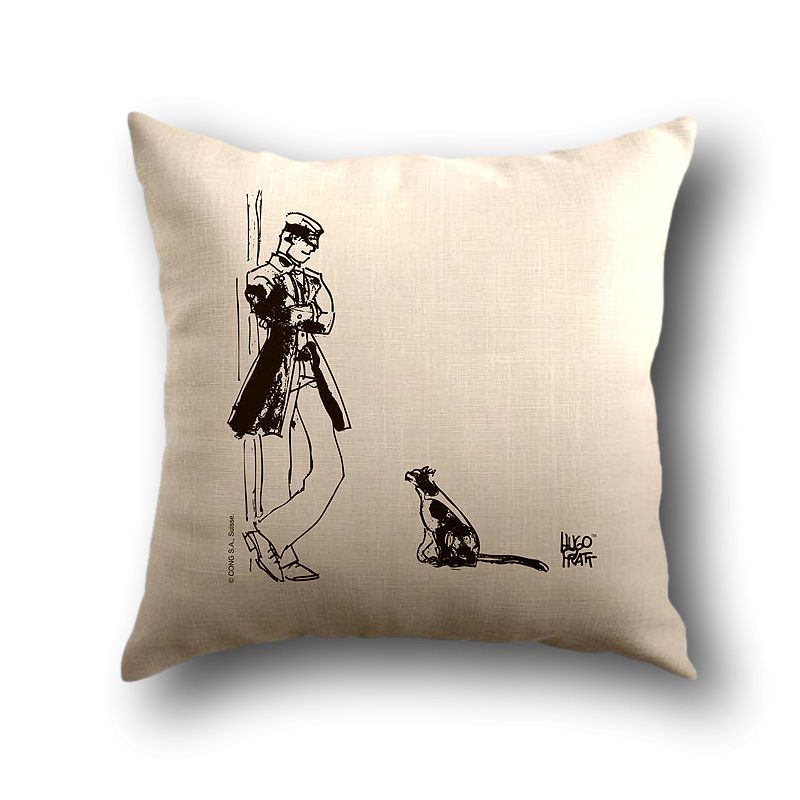 Coussin Corto Maltese - Chat