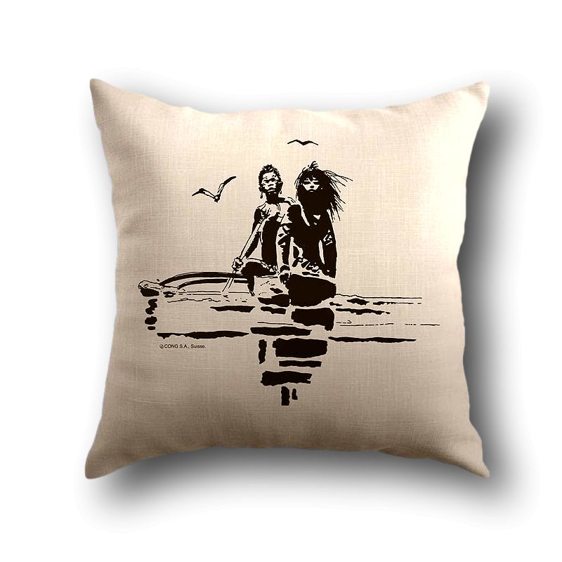 Coussin Corto Maltese - Pirogue