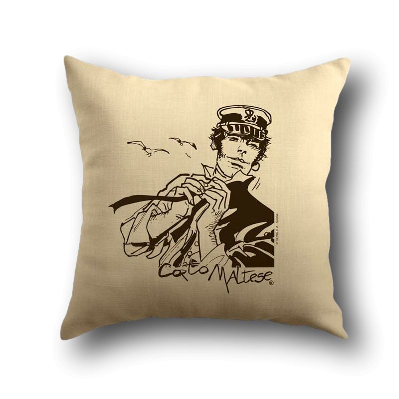 Coussin Corto Maltese - Dans le vent