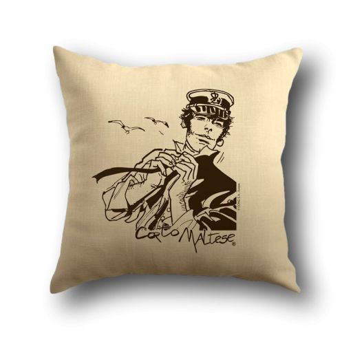 Coussin Corto Maltese - Dans le vent Coussin Corto Maltese - Dans le vent