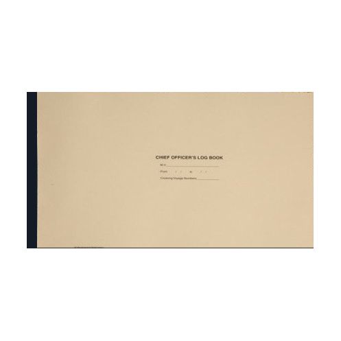 KH Charts - LBK0070 - KH Chief Officer's Log Book - 3 Months