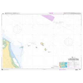 Shom C - 7847 - Îles Seba (Sawābi) et entrée du Détroit de Bab el Mandeb