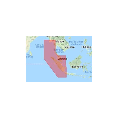 C-map M-AS-D208-MS Andaman sea and Malacca strait