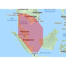 C-map M-AS-D209-MS Singapore and gulf of Thailand