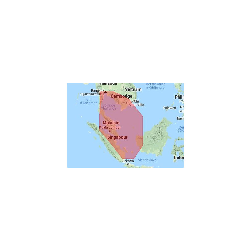 C-map M-AS-D209-MS Singapore and gulf of Thailand