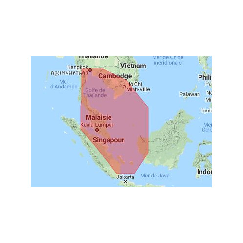 C-map M-AS-D209-MS Singapore and gulf of Thailand