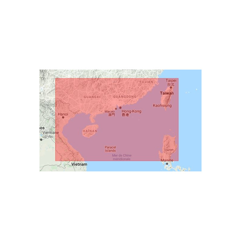 C-map M-AS-D215-MS Northern Vietnam to Fuzhou, China