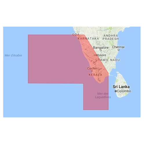 C-map M-IN-D212-MS India south west coasts