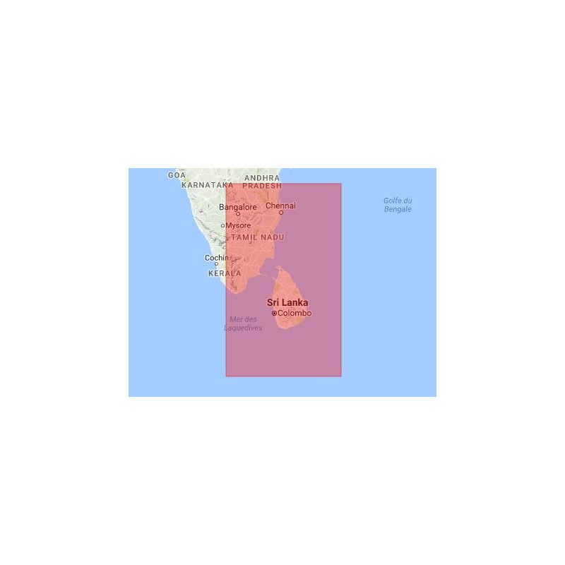 C-map M-IN-D213-MS India south east coast and Sri Lanka