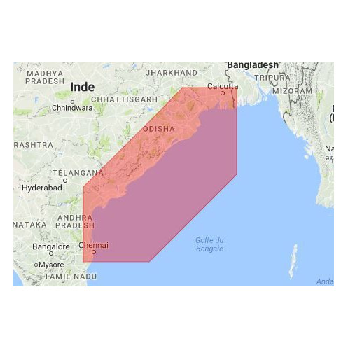 C-map M-IN-D214-MS India north east coasts