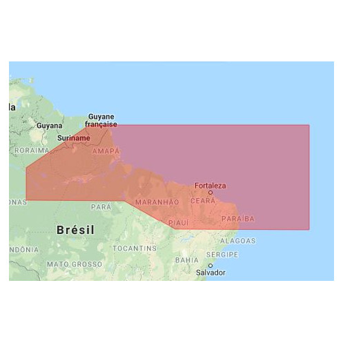 C-map M-SA-D904-MS Rio Oiapoque to Recife