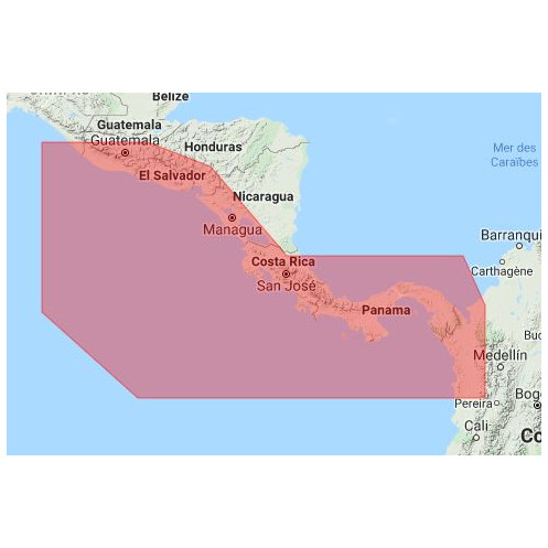 C-map M-NA-D967-MS Panama to Guatemala