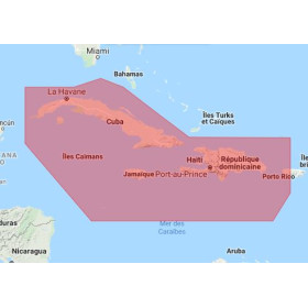 C-map M-NA-D965-MS Cuba, Dominican Republic, Caymans and Jamaica