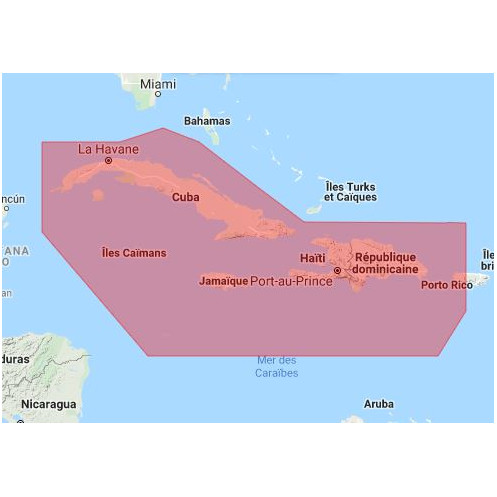 C-map M-NA-D965-MS Cuba, Dominican Republic, Caymans and Jamaica C-map M-NA-D965-MS Cuba, Dominican Republic, Caymans and Jamaica