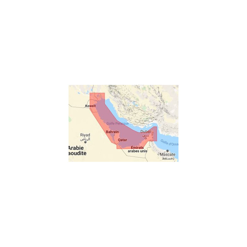 C-map M-ME-D016-MS Persian gulf western part