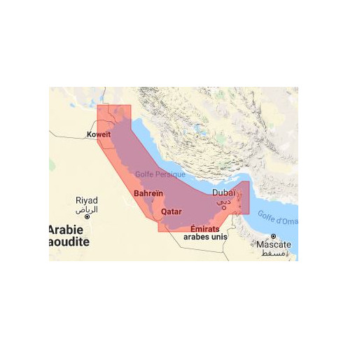 C-map M-ME-D016-MS Persian gulf western part