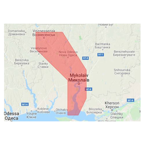 C-map M-EM-D154-MS Pivdennyi Buh river C-map M-EM-D154-MS Pivdennyi Buh river
