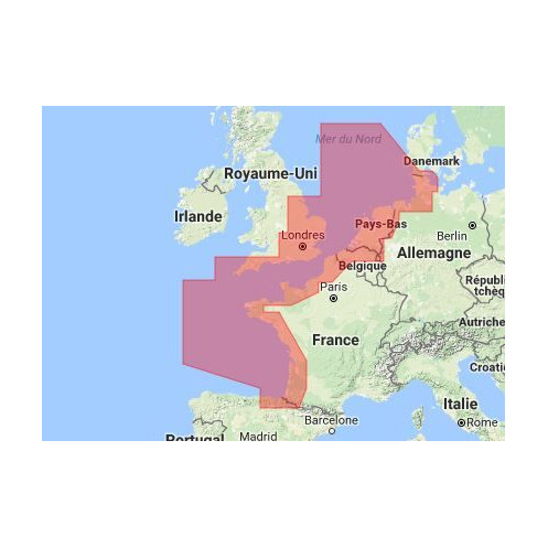 C-map M-EW-D227-MS North west European coasts