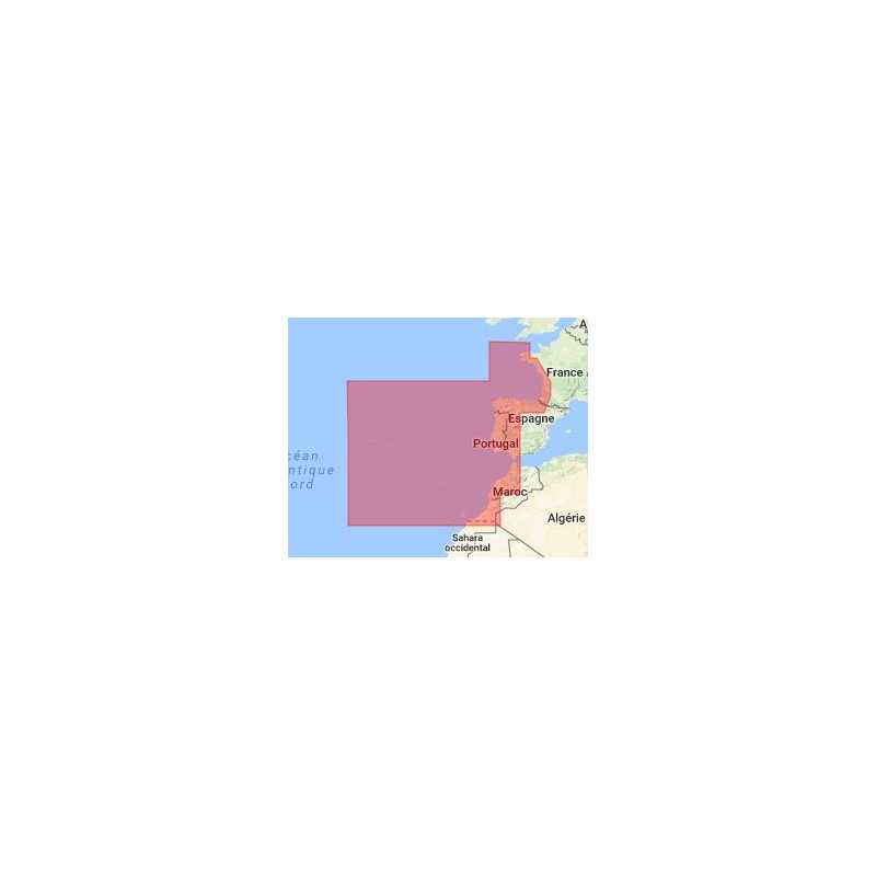 C-map M-EW-D228-MS West European coasts