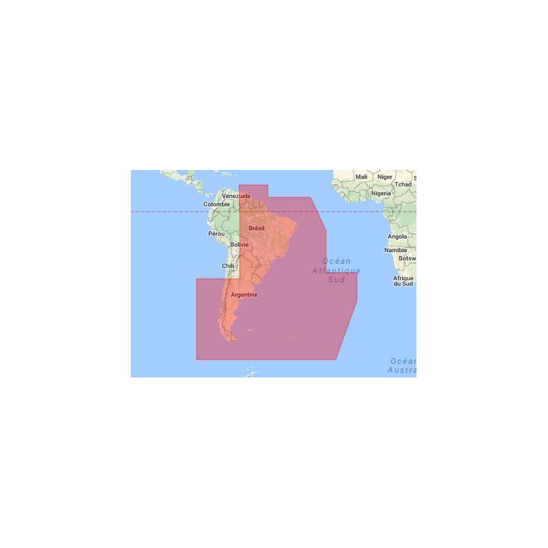 C-map M-SA-D501-MS Gulf of Paria to Cape Horn