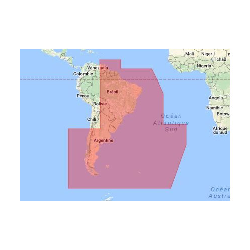 C-map M-SA-D501-MS Gulf of Paria to Cape Horn