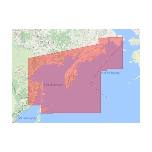C-map M-RS-D013-MS Kamchatka peninsula and Kuril islands
