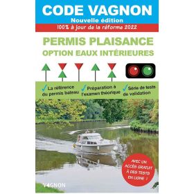 Code Vagnon - Code permis plaisance option eaux intérieures et son mémento de révision