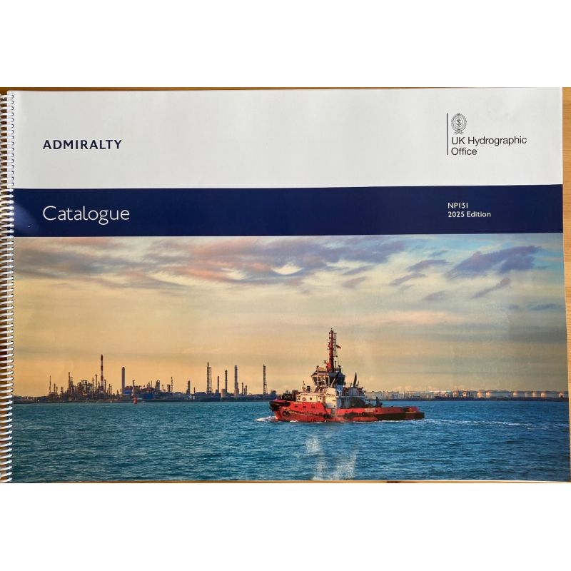 Catalogue Admiralty - NP131 - Cartes marines 2025